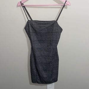 Black And White Plaid Dress